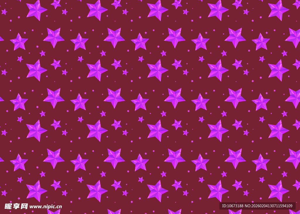 紫色星星图案背景