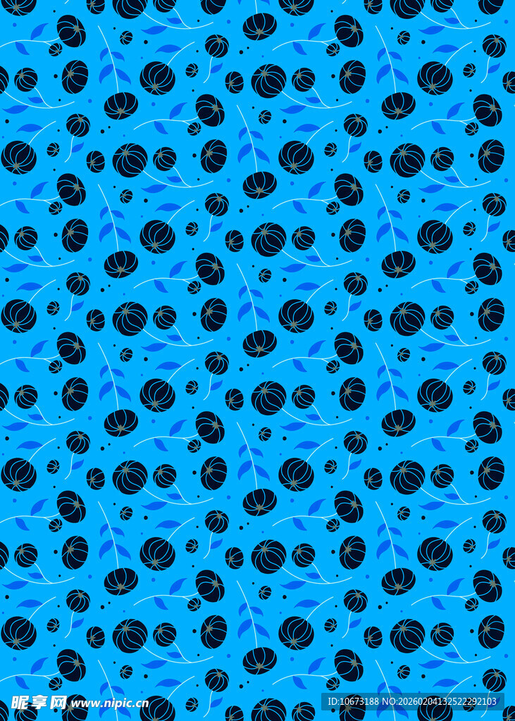 蓝色圆点纹理背景图案