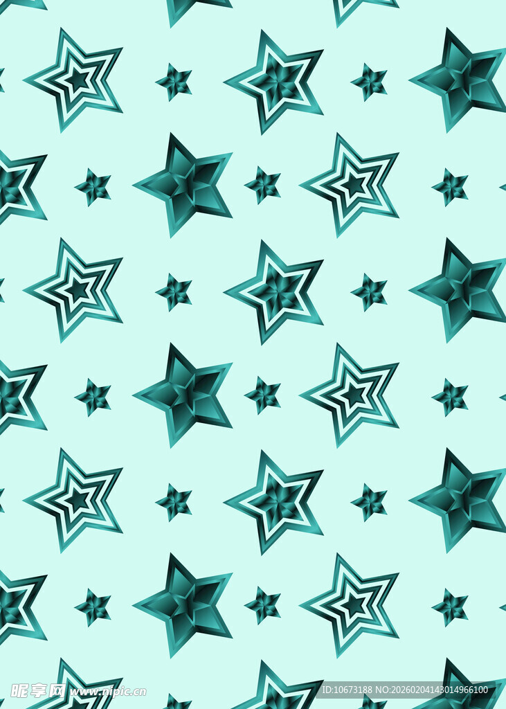 星星图案的清新背景图