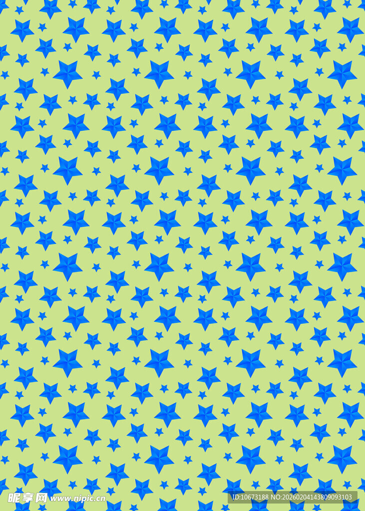 蓝黄相间星星图案背景