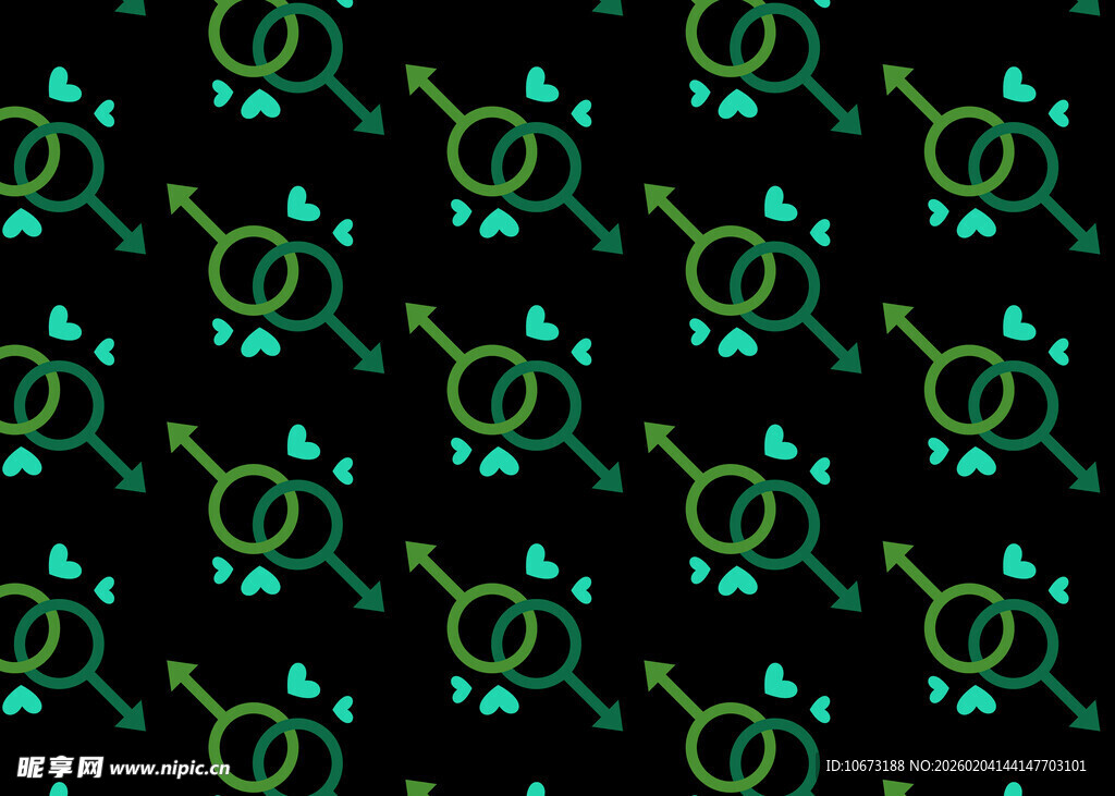 几何图案黑色背景装饰图