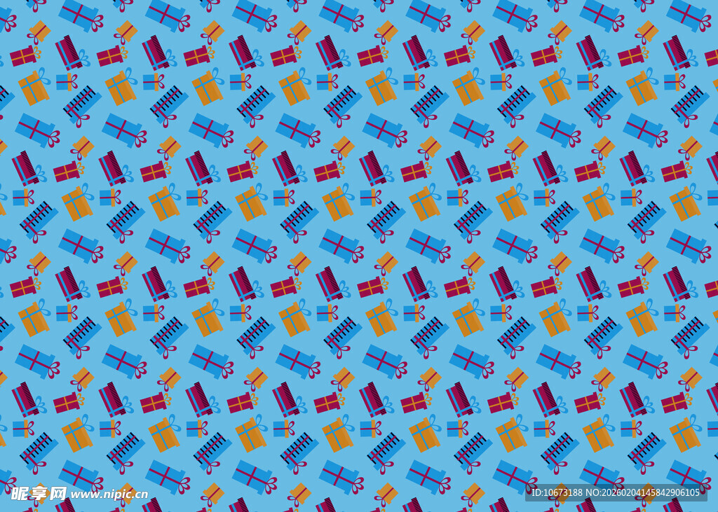 蓝色几何图案背景纹理