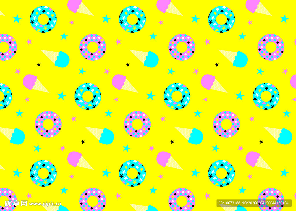 多彩几何图案的活力背景