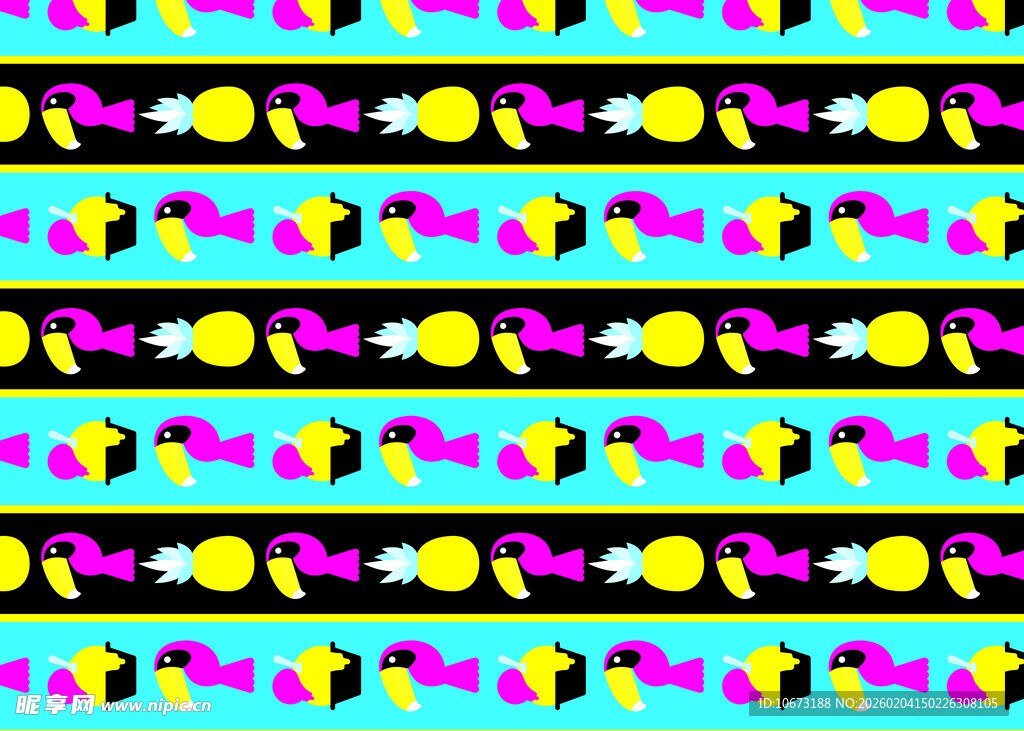 多彩几何图案条纹背景