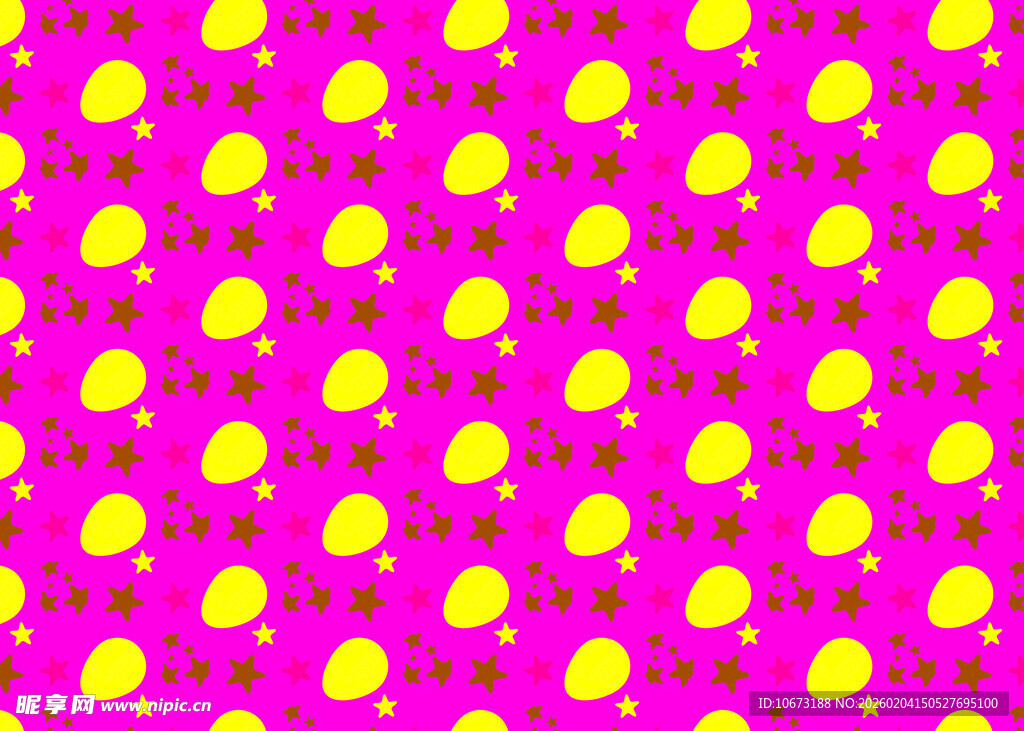 粉色底黄色波点图案背景