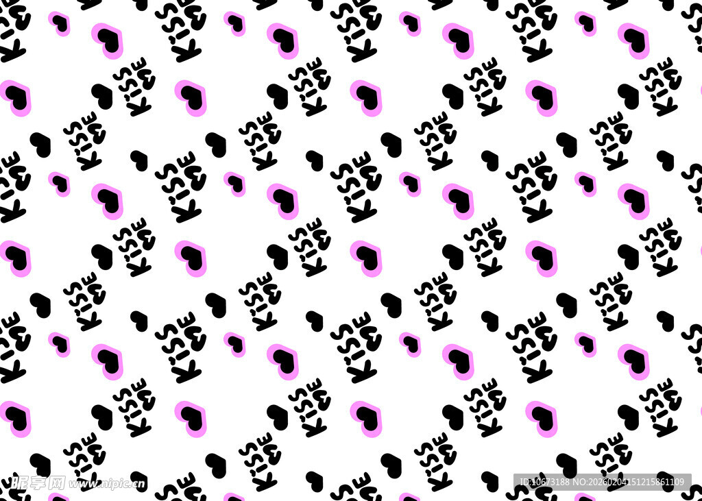 音乐符号无缝图案背景