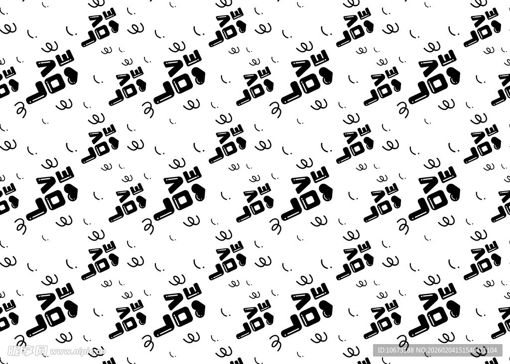 黑色图案无缝背景纹理