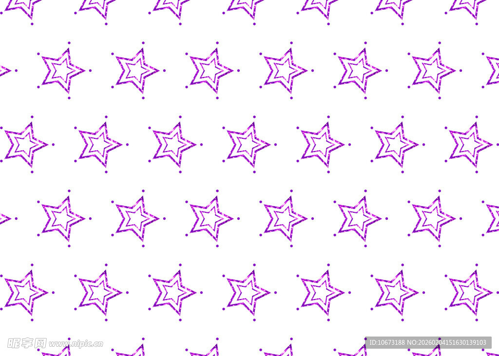 紫色星星图案无缝背景
