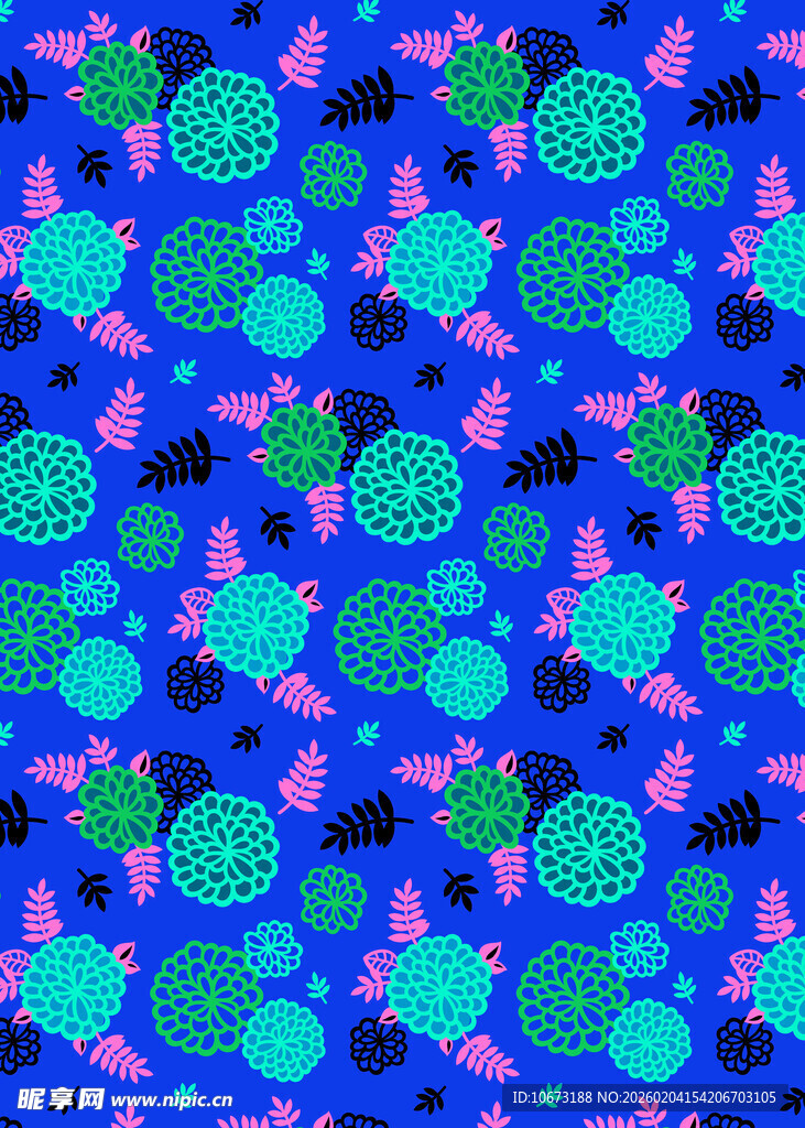 多彩圆形图案背景纹理