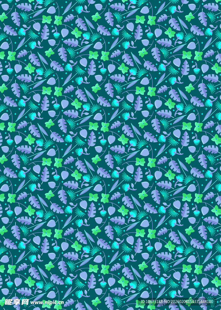 蓝绿相间的抽象颗粒图案