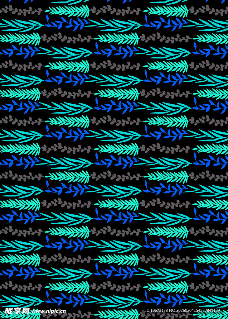 蓝绿相间几何图案纹理