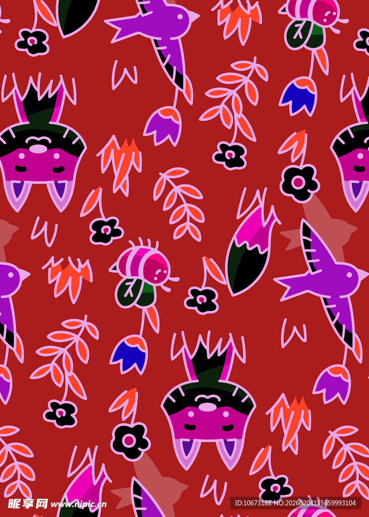 奇幻火焰图案背景