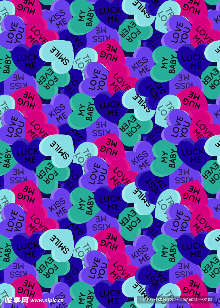 多彩花卉图案背景