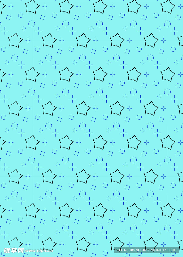 浅蓝色星星图案背景