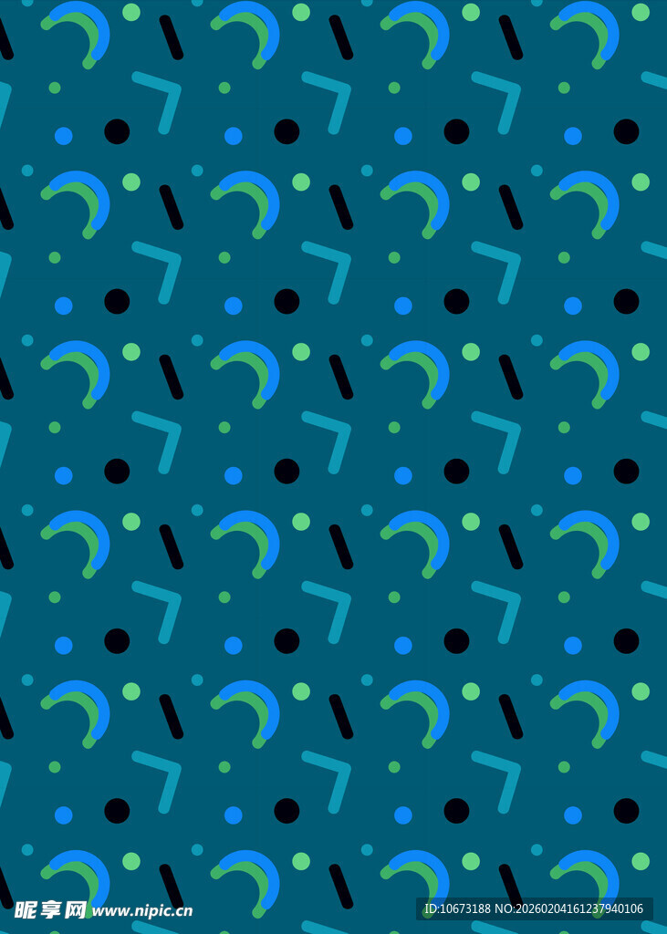 蓝色波纹图案背景纹理