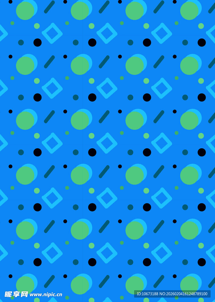 蓝色几何图案背景纹理