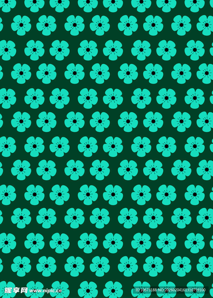 绿色四叶草图案背景