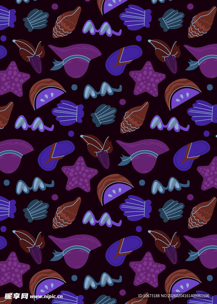 梦幻紫色几何图案纹理