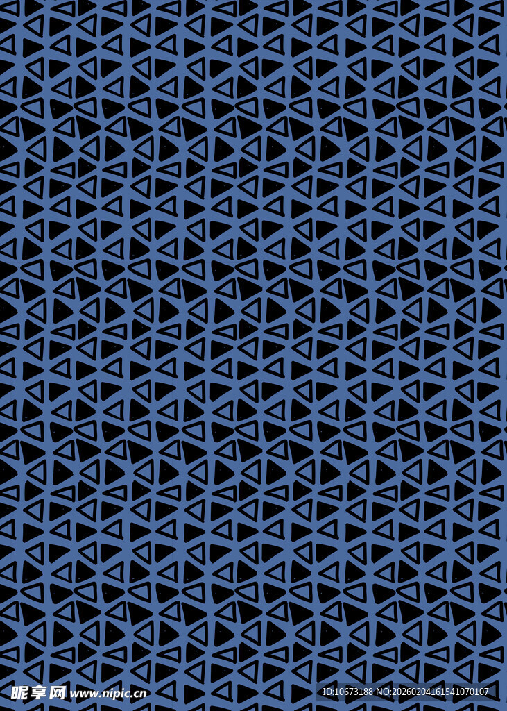 蓝色几何图案纹理背景
