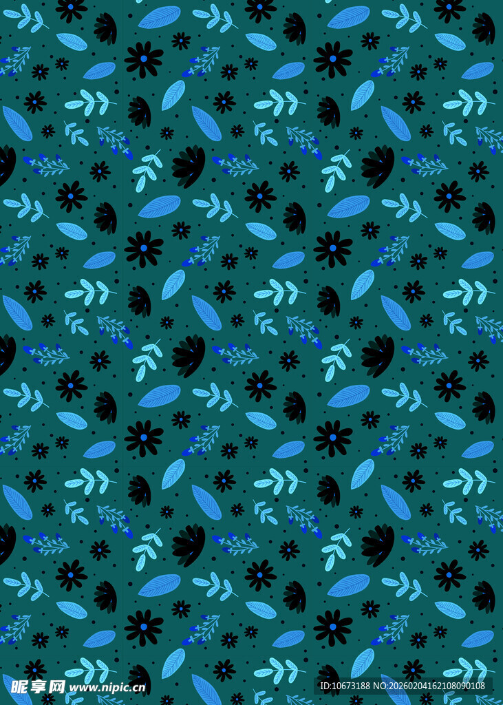 蓝绿色几何图案纹理背景