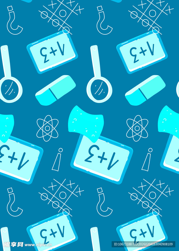 数学元素图案背景