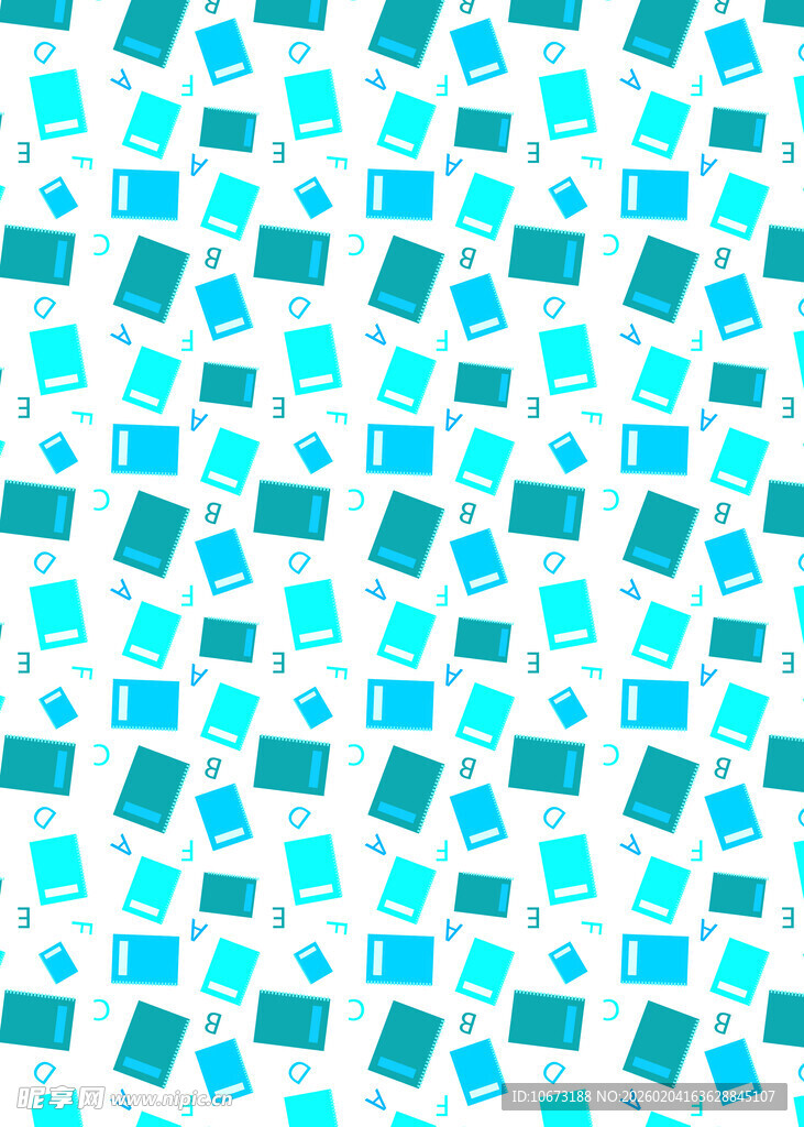 蓝色文件图案背景纹理