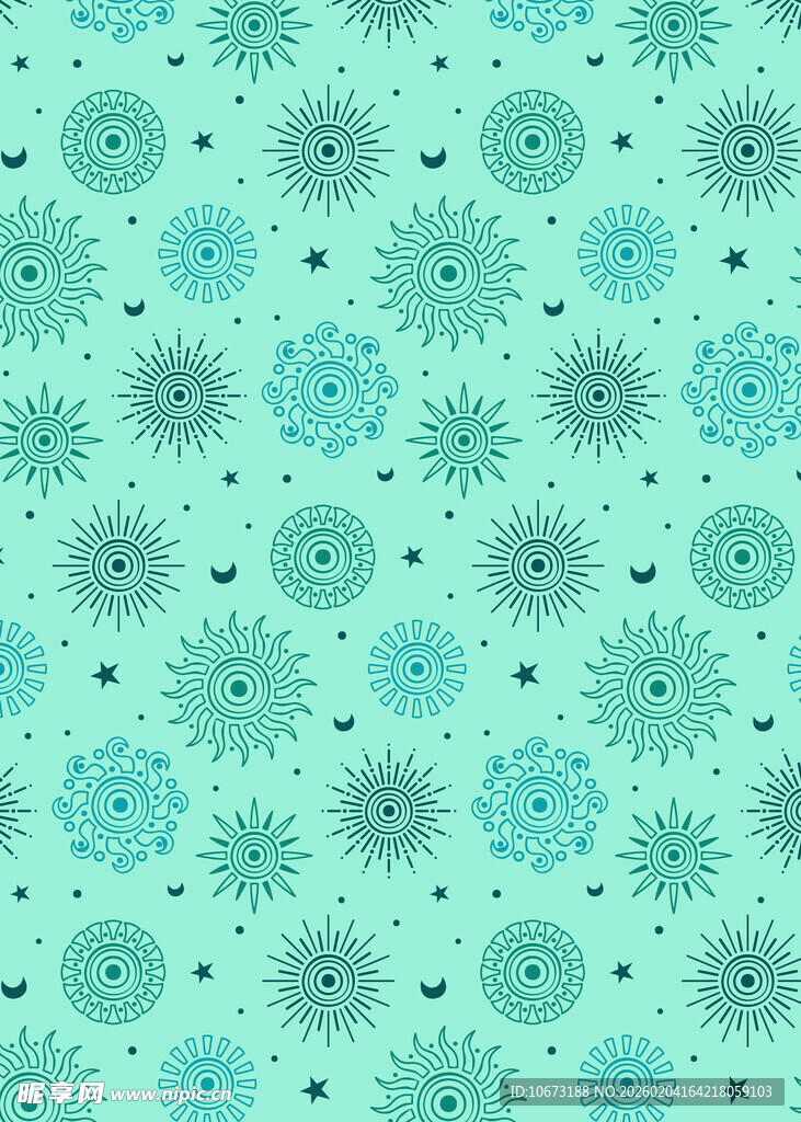 淡蓝色花卉图案背景