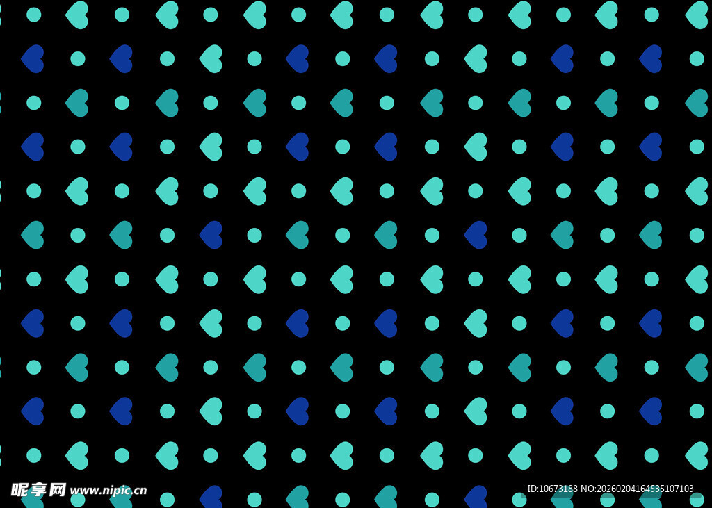 蓝绿点状图案背景