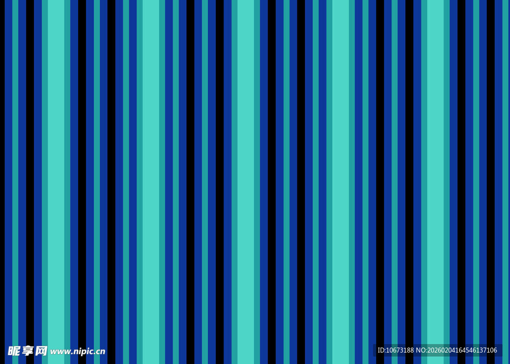 蓝绿竖条纹背景图案
