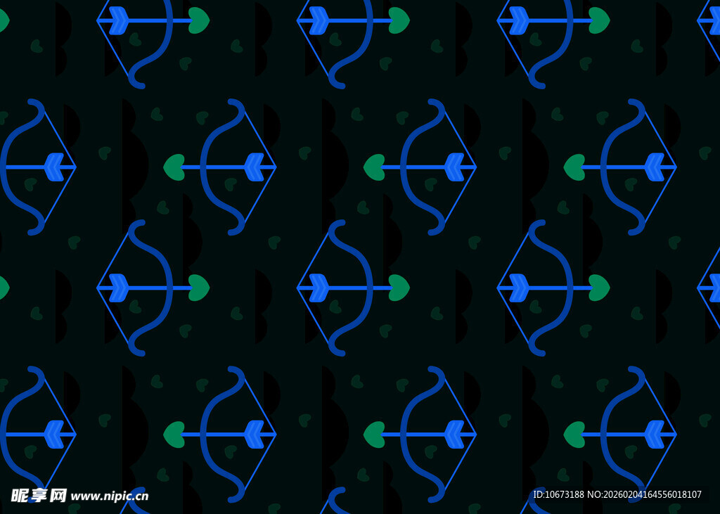 几何箭头图案背景