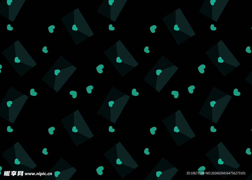 蓝绿几何图案背景纹理