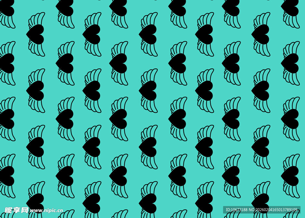 蓝底黑猫图案纹理设计