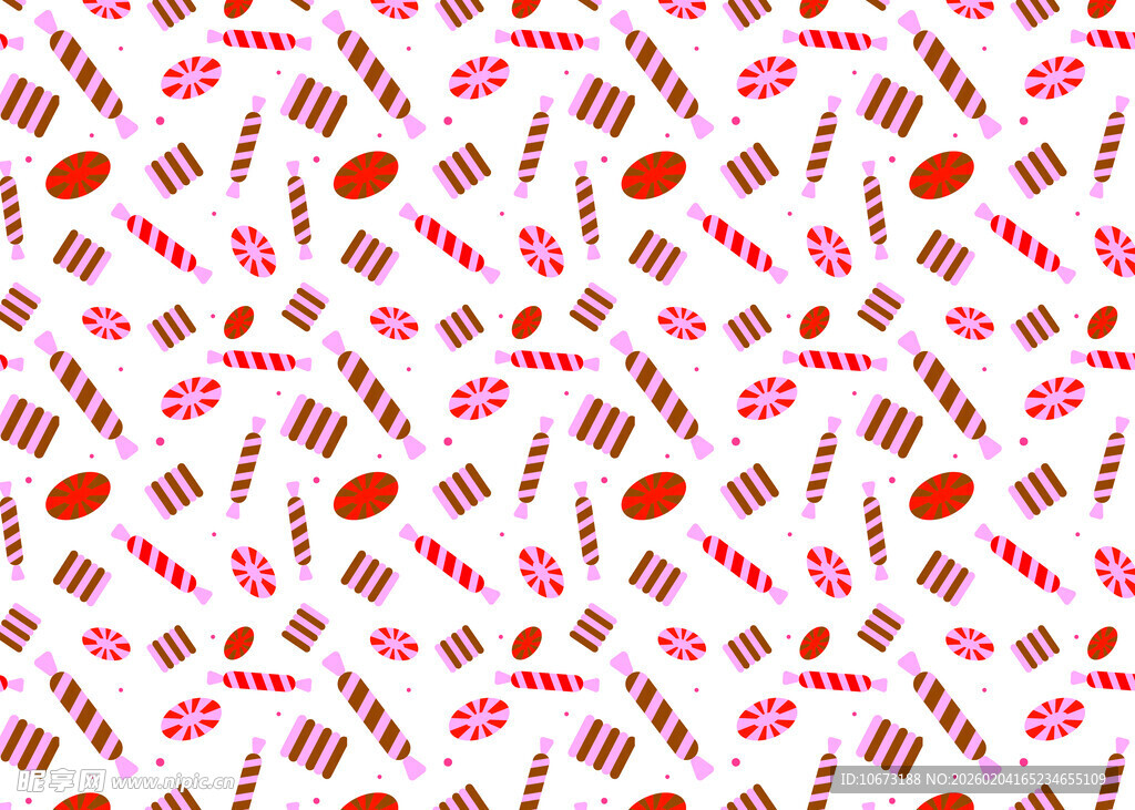 粉色甜点图案背景纹理