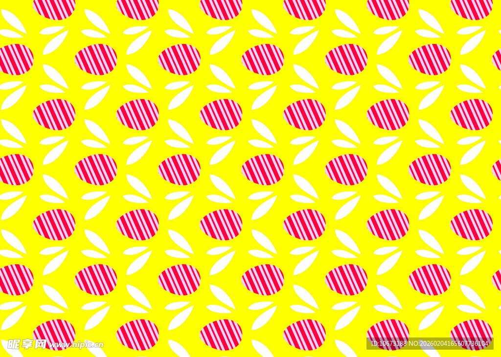 黄色背景粉色图案几何纹理