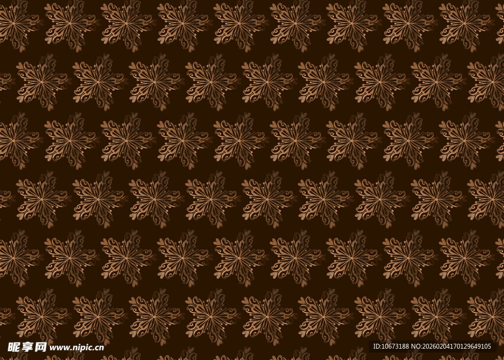棕色花纹图案纹理背景