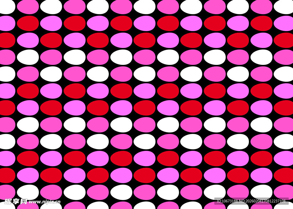 多彩圆点几何图案背景