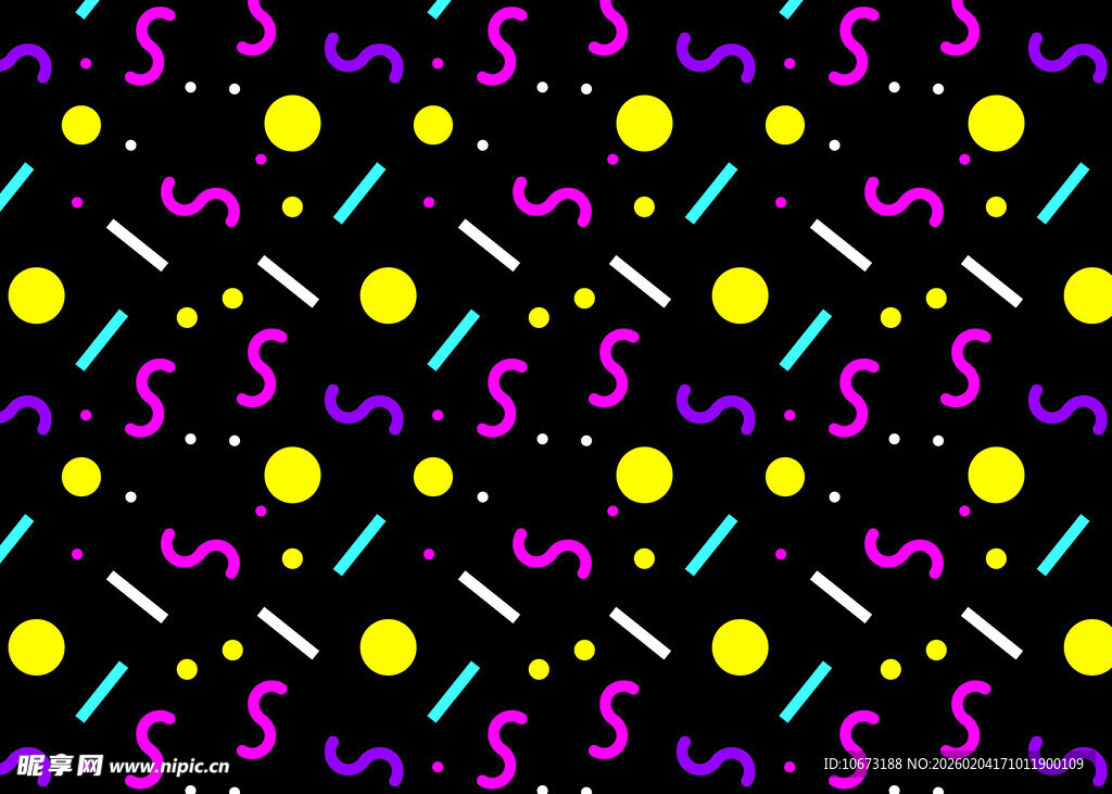 多彩节日装饰图案背景