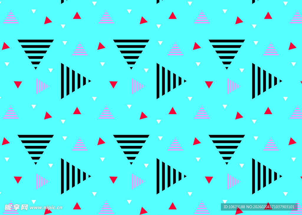 蓝底几何图案背景纹理