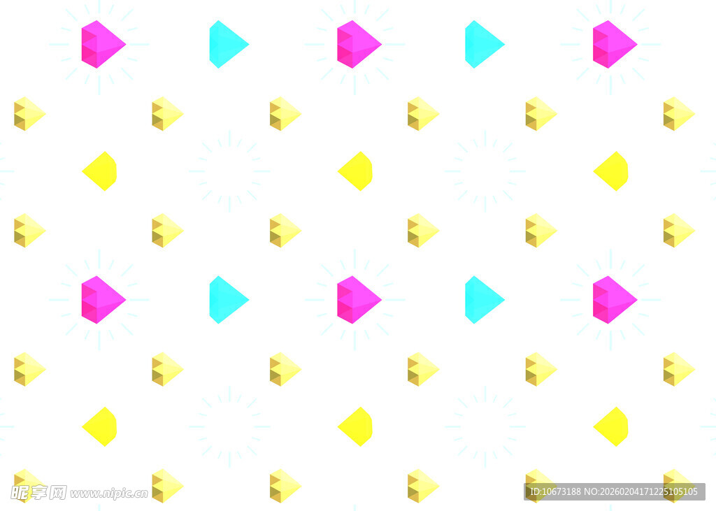 多彩几何图案背景