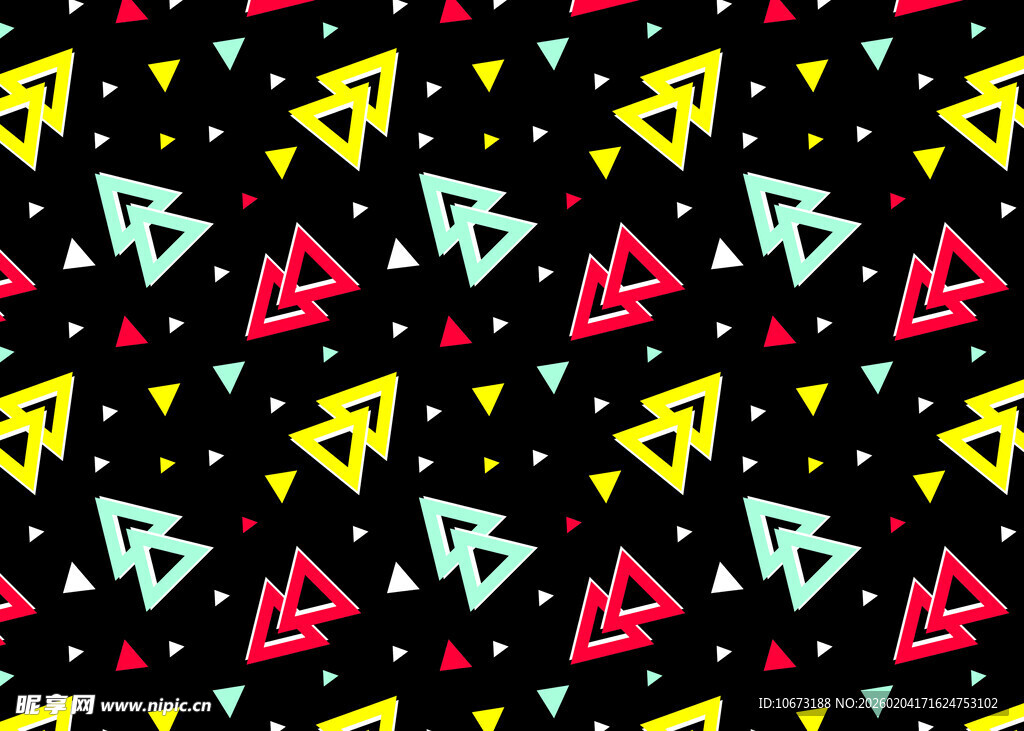 多彩几何图案背景