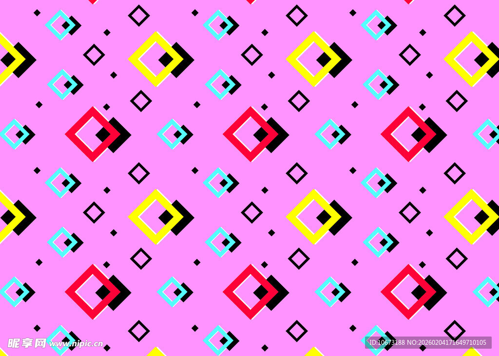 粉色几何图案背景纹理