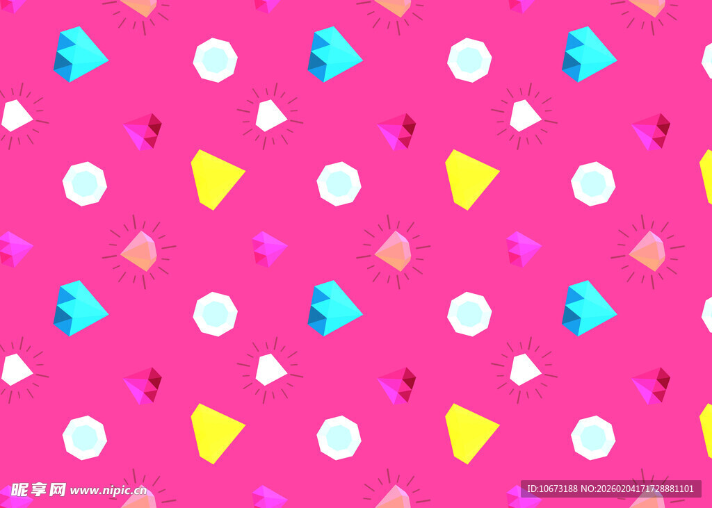 粉色几何图案背景