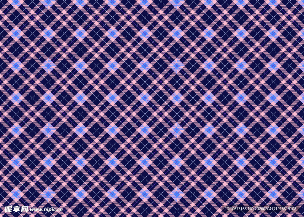 蓝紫色格子纹理图案