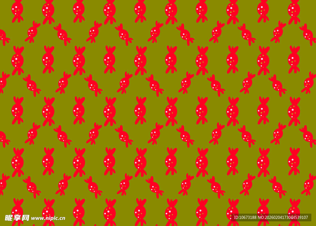 红绿交织几何图案背景