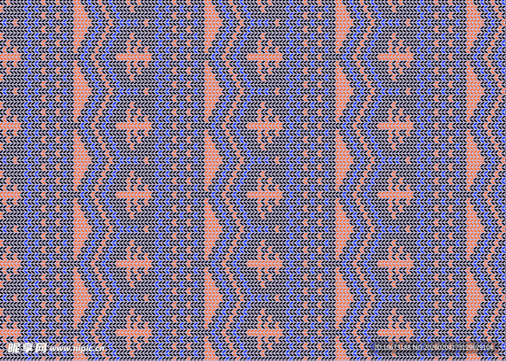 几何图案民族风花纹背景