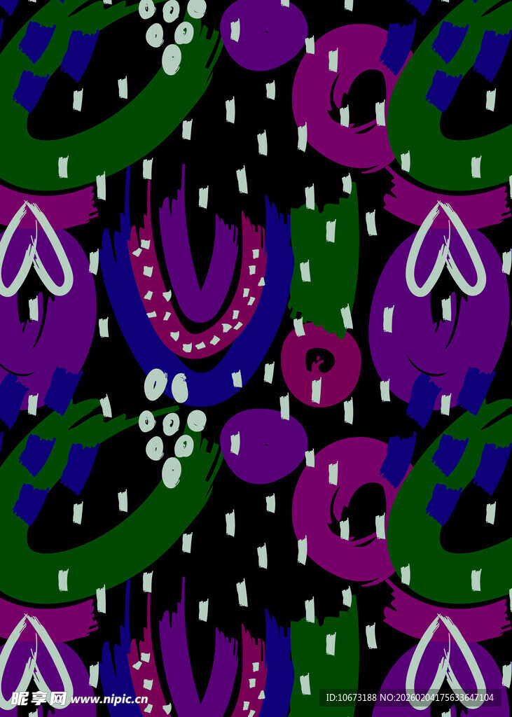 多彩民族风几何图案纹理