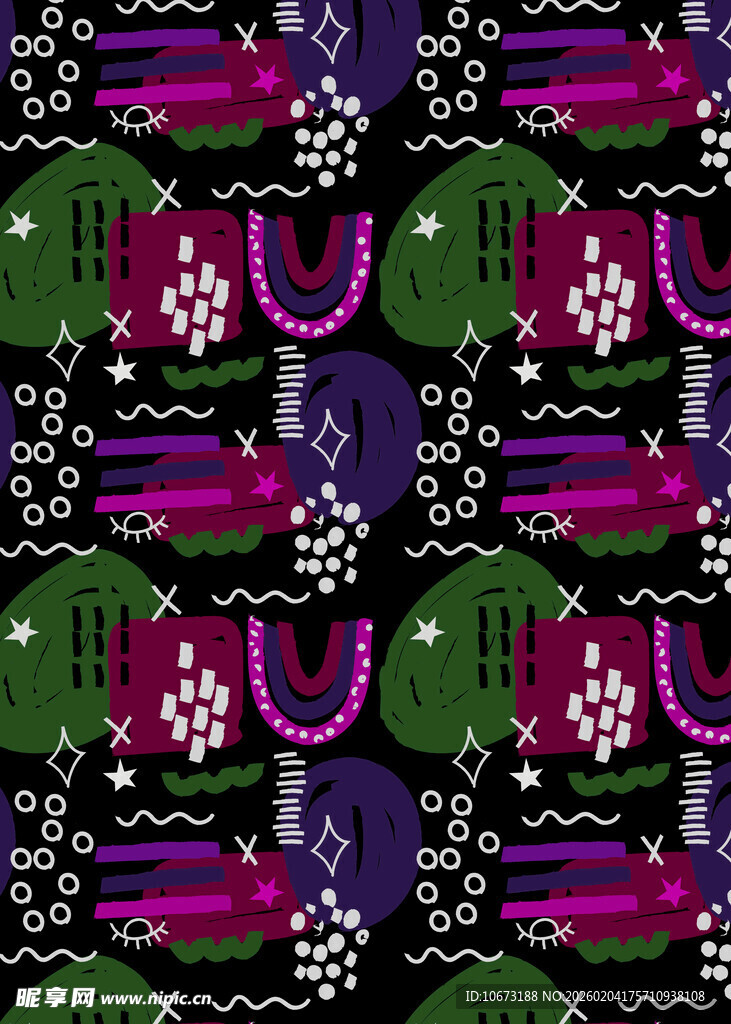 多彩几何图案针织纹理