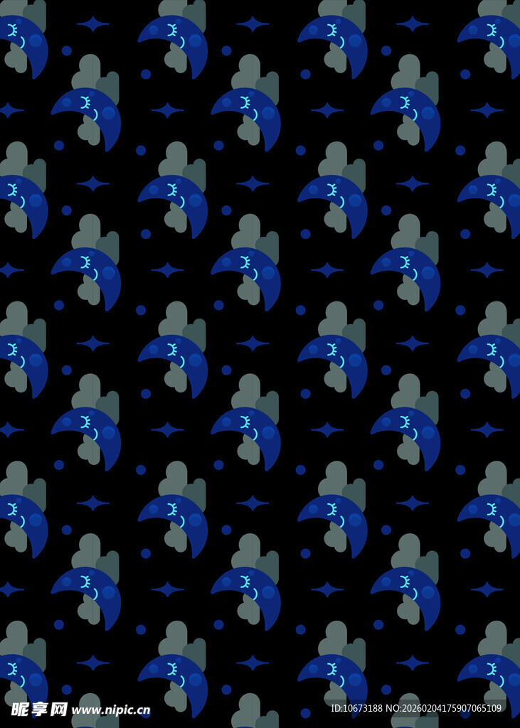 蓝色机器人图案背景纹理