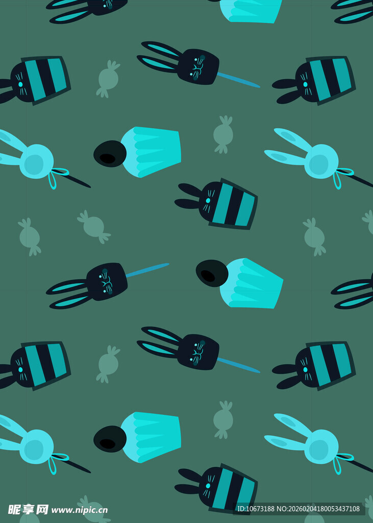 卡通风格工具图案背景