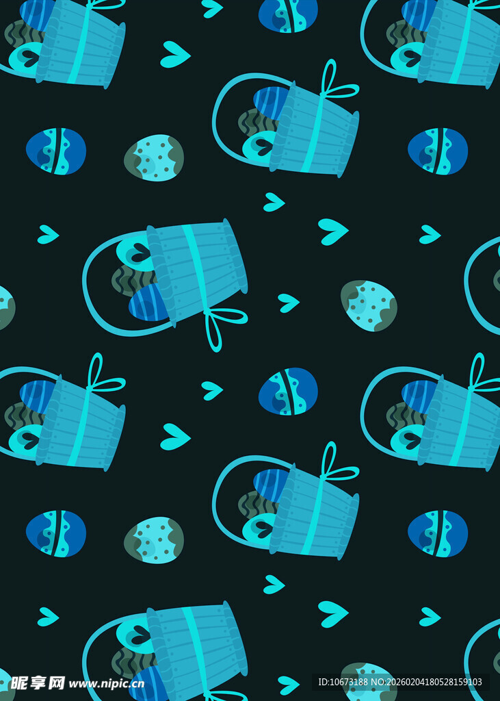 太空元素几何图案背景